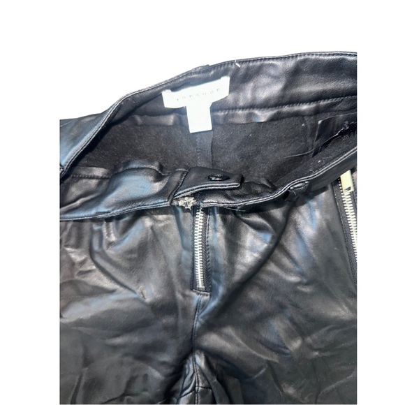 Topshop - Leather Moto Pants Leggings NWOT - Picture 7 of 13